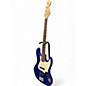 Used Squier Affinity Jazz Bass Metallic Blue Electric Bass Guitar