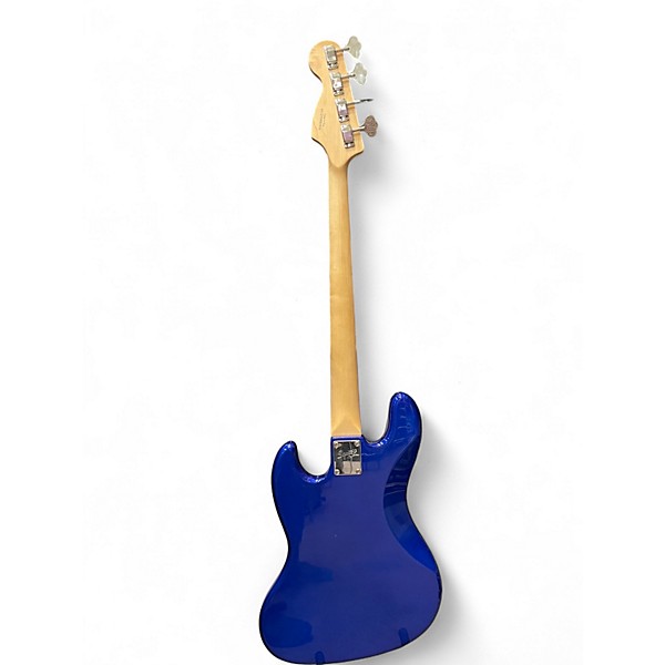 Used Squier Affinity Jazz Bass Metallic Blue Electric Bass Guitar