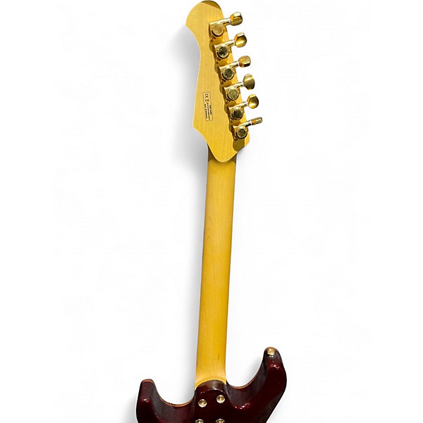 Used Harley Benton Fusion III Pink Sparkle Solid Body Electric Guitar