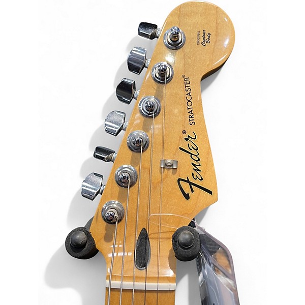 Used Fender Standard Stratocaster Black Solid Body Electric Guitar