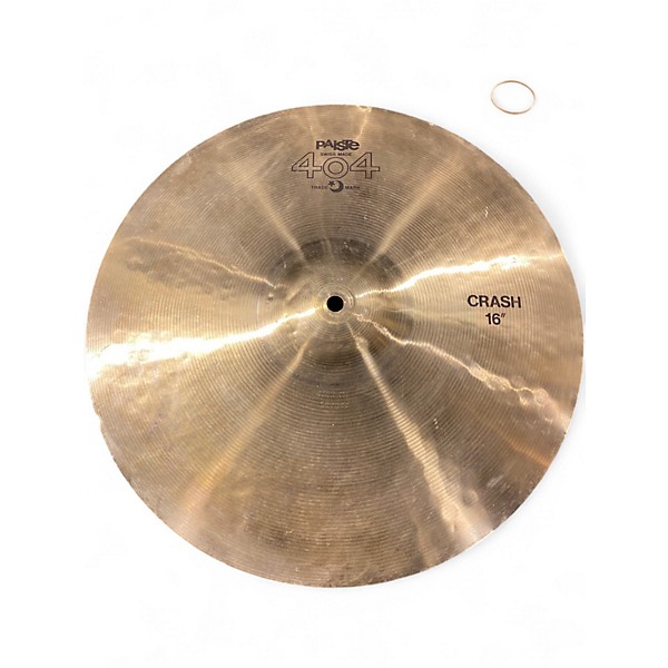Used Paiste 16in 404 Crash Cymbal