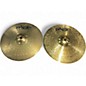 Used Paiste 14in 101 Brass Hi Hat Pair Cymbal thumbnail