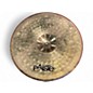 Used Paiste 14in 101 Brass Hi Hat Pair Cymbal