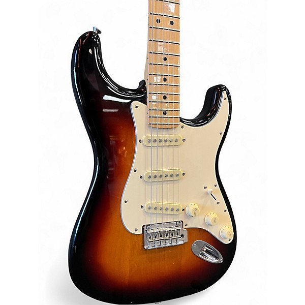 Used 2019 Fender Player Stratocaster 3 Tone Sunburst Solid Body Electric Guitar