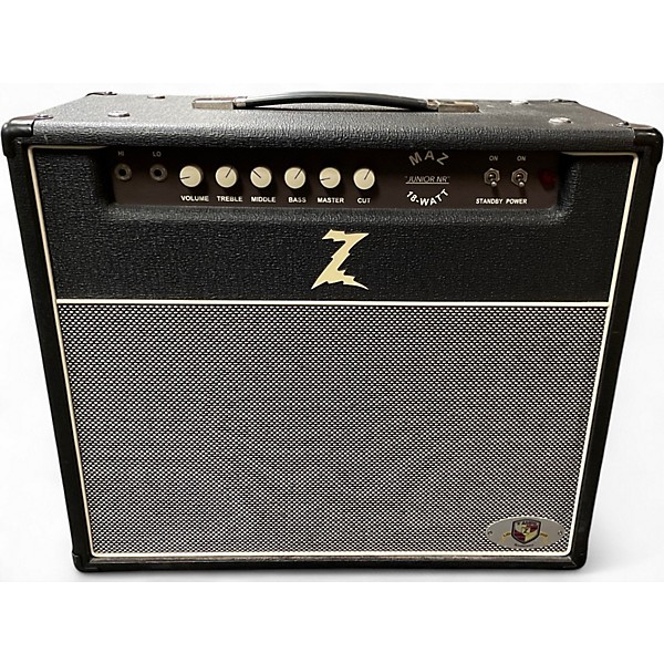 Used 2000s Dr Z Maz 18 Jr NR 18W 1x12 Celestion G12 Alnico Blue Tube Guitar Combo Amp