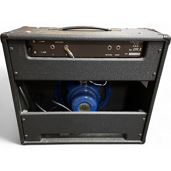 Used 2000s Dr Z Maz 18 Jr NR 18W 1x12 Celestion G12 Alnico Blue Tube Guitar Combo Amp