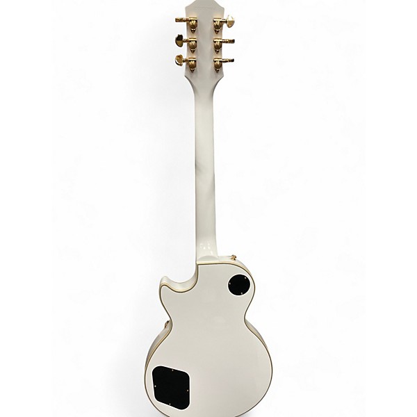 Used Epiphone Les Paul Custom Alpine White Solid Body Electric Guitar