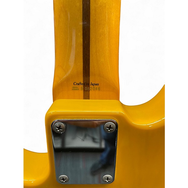 Used 2005 Fender  MU Precision Bass TV Yellow Electric Bass Guitar