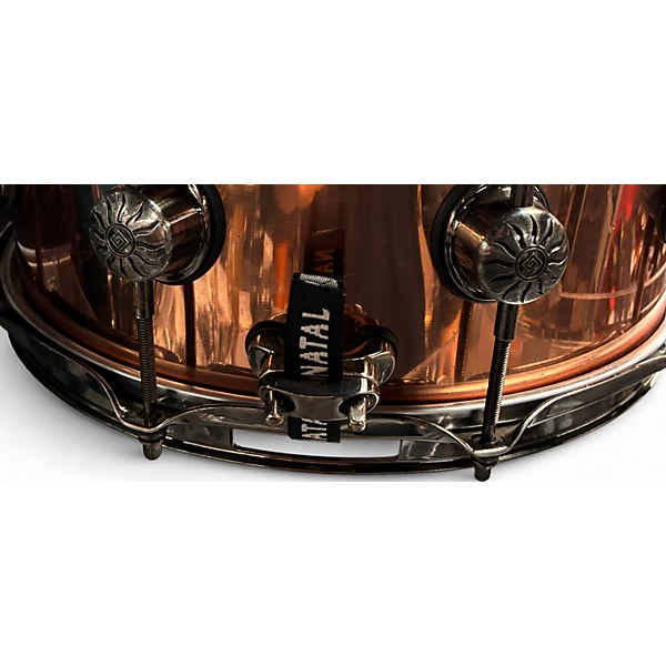 Used Natal Drums 14X6.5 Hand Hammered Series Snare Old Bronze Drum