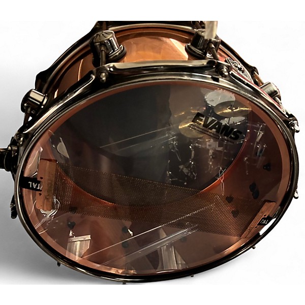 Used Natal Drums 14X6.5 Hand Hammered Series Snare Old Bronze Drum