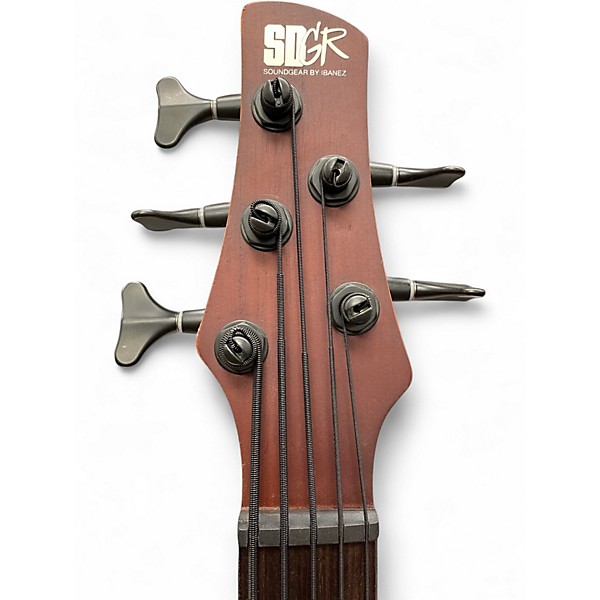 Used Ibanez SR505E Brown Mahogany Electric Bass Guitar