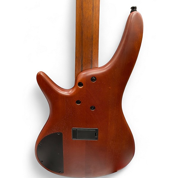 Used Ibanez SR505E Brown Mahogany Electric Bass Guitar