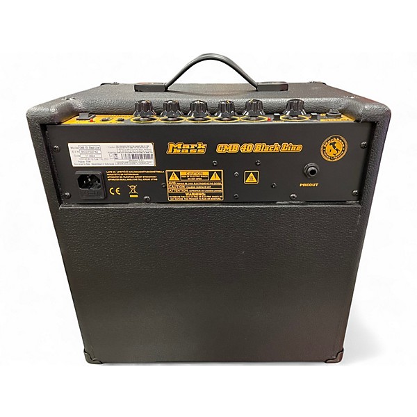 Used Markbass CMB 40 Black Line Bass Combo Amp