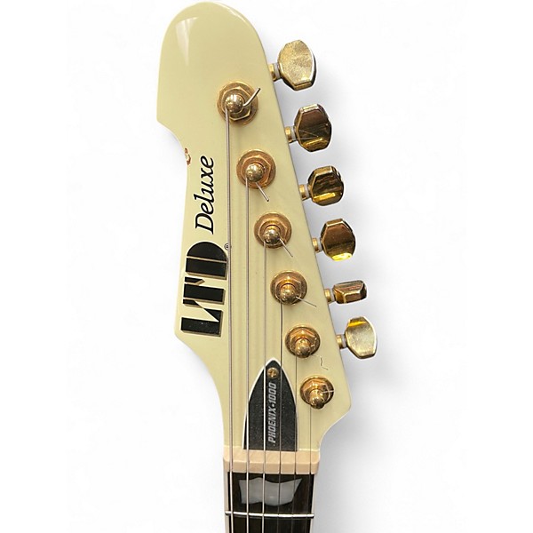 Used ESP LTD Phoenix-1000 Vintage White Solid Body Electric Guitar