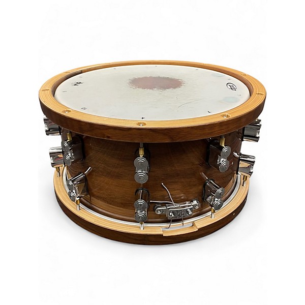 Used PDP by DW 7.5X14 Limited Edition Dark Stain Maple and Walnut Drum