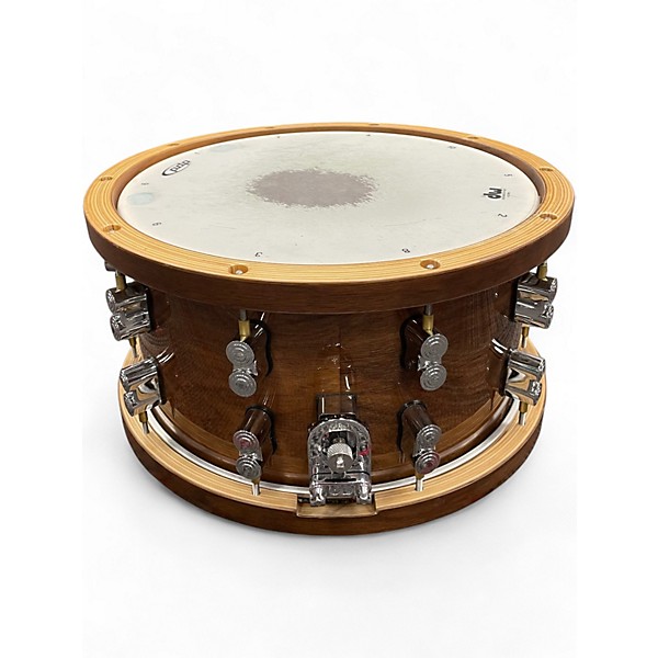 Used PDP by DW 7.5X14 Limited Edition Dark Stain Maple and Walnut Drum