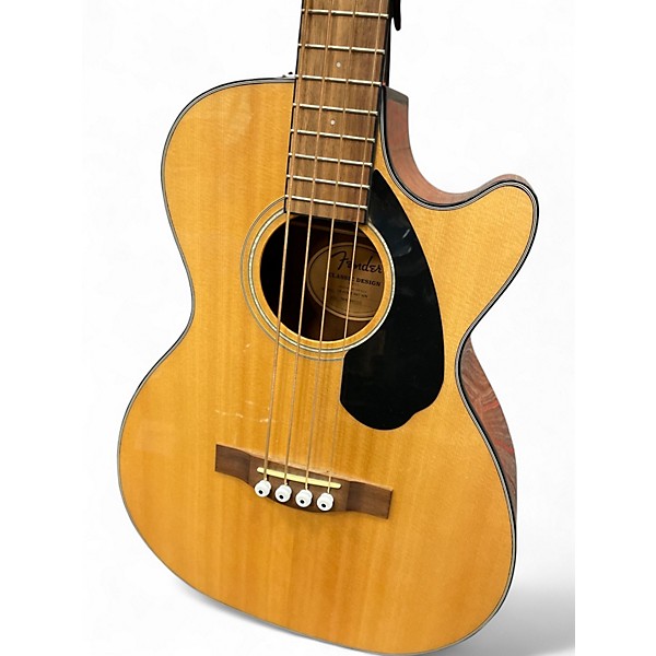 Used 2023 Fender CB-60SCE Natural Acoustic Bass Guitar