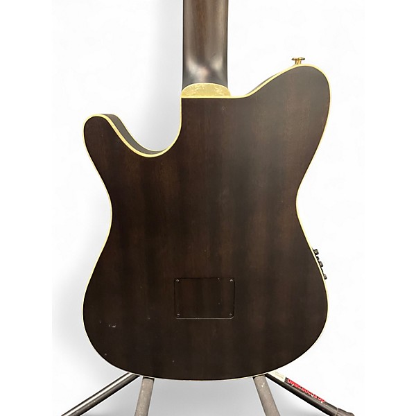 Used Ibanez TOD10N Black Classical Acoustic Electric Guitar