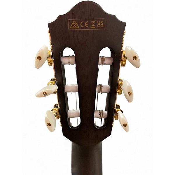 Used Ibanez TOD10N Black Classical Acoustic Electric Guitar