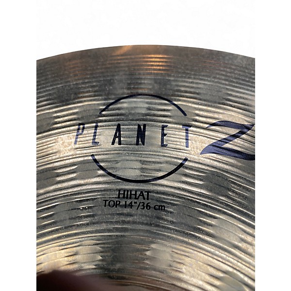 Used Zildjian 14in Planet Z Hi Hat Pair Cymbal