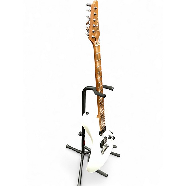 Used Ibanez Prestige AZ2402 pearl white flat Solid Body Electric Guitar