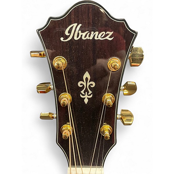 Used Ibanez AE340FMH Mahogany Sunburst Acoustic Electric Guitar