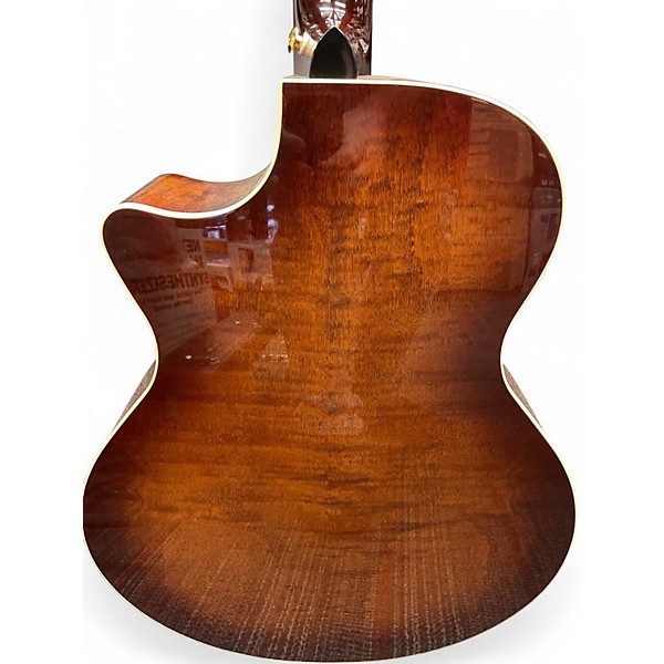 Used Ibanez AE340FMH Mahogany Sunburst Acoustic Electric Guitar