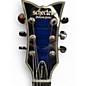 Used 2013 Schecter Guitar Research Blackjack Solo 6 Blue Burst Solid Body Electric Guitar