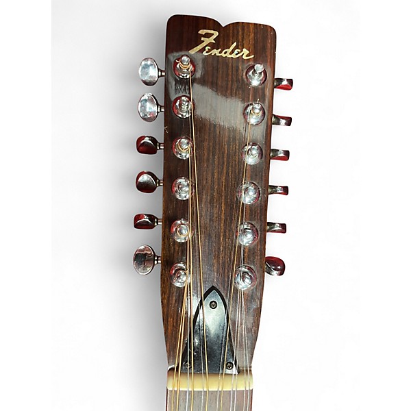 Vintage 1970s Fender F55 12 String Natural 12 String Acoustic Guitar