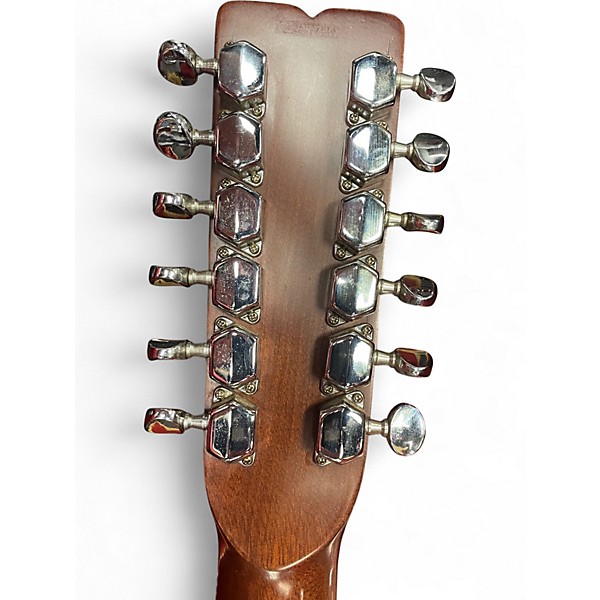 Vintage 1970s Fender F55 12 String Natural 12 String Acoustic Guitar