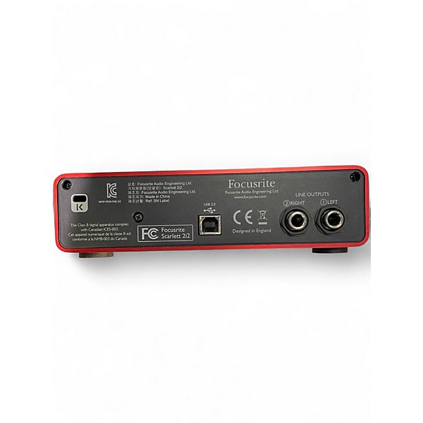 Used Focusrite Scarlett 2i2 Audio Interface