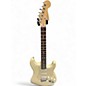 Used 2005 Fender AMERICAN STRATOCASTER Olympic White Solid Body Electric Guitar thumbnail