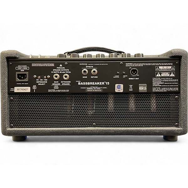 Used Fender Bassbreaker 15W Tube Guitar Amp Head