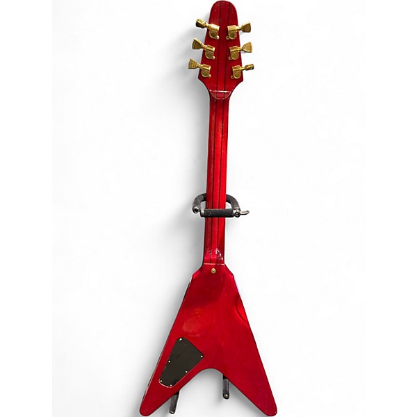 Vintage 1980 Gibson Flying V2 Cherry Solid Body Electric Guitar