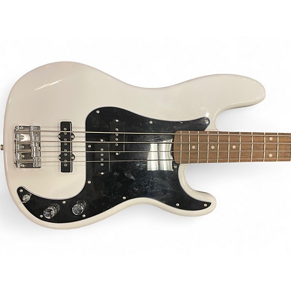 Used Squier Affinity Precision Bass WHITE Electric Bass Guitar