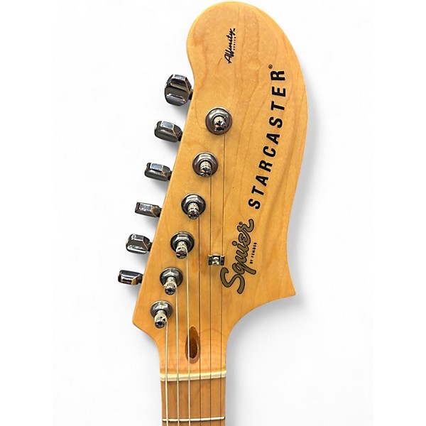 Used Squier Affinity Series Starcaster red Hollow Body Electric Guitar