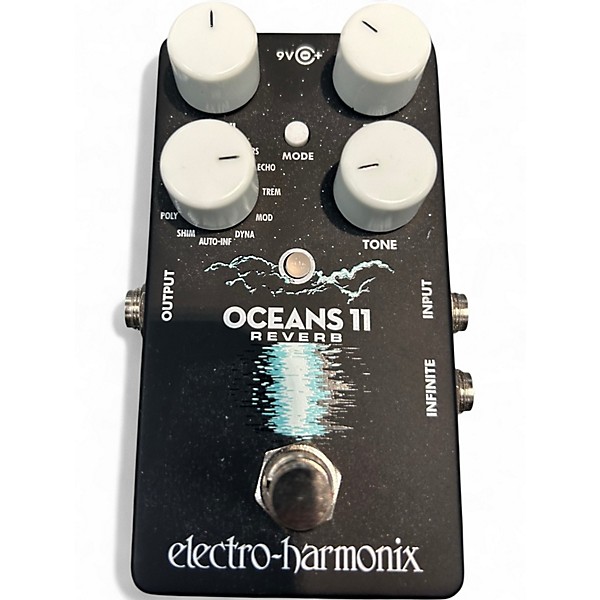 Used Electro-Harmonix Oceans 11 Reverb Effect Pedal