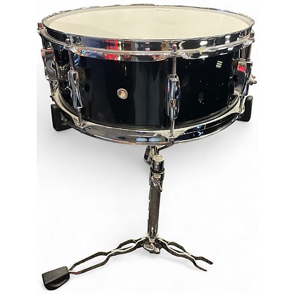 Used Pearl 5 Piece Export Series 5-Piece Drum Kit Black and Silver Drum Kit