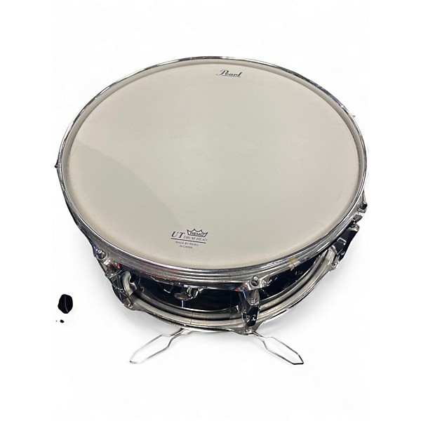 Used Pearl 5 Piece Export Series 5-Piece Drum Kit Black and Silver Drum Kit