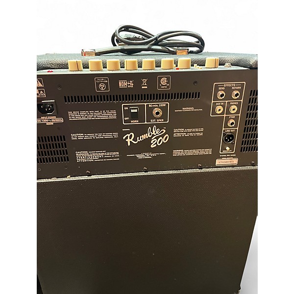 Used Fender Rumble V3 200W Bass Amp Head