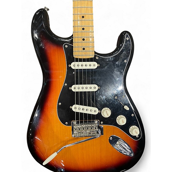 Used Fender Player Stratocaster 3 Tone Sunburst Solid Body Electric Guitar