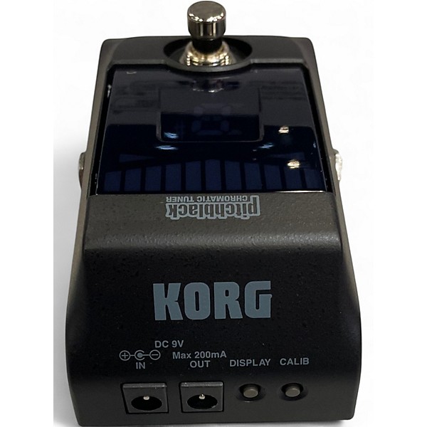Used KORG PB01 Pitchblack Chromatic Tuner Pedal
