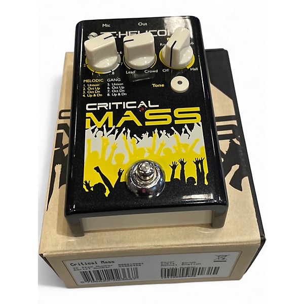 Used TC Helicon Critical Mass Effect Pedal Package