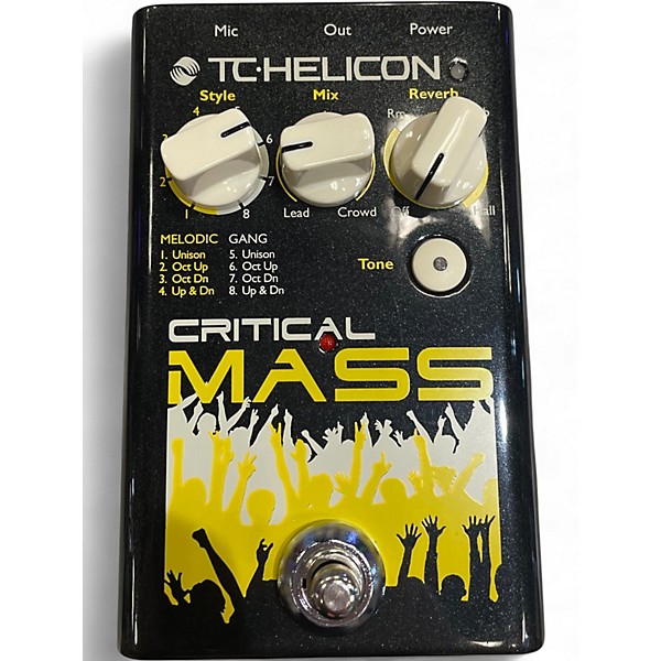 Used TC Helicon Critical Mass Effect Pedal Package