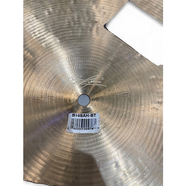 Used 2020s MEINL 14in Byzance Vintage Sand Hi Hat Bottom Cymbal