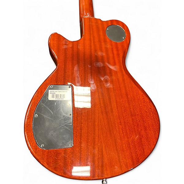 Used Godin Icon Type 2 Convertible Black Solid Body Electric Guitar