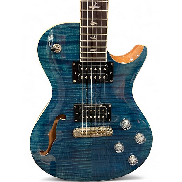 Used PRS SE Zack Myers Blue Hollow Body Electric Guitar