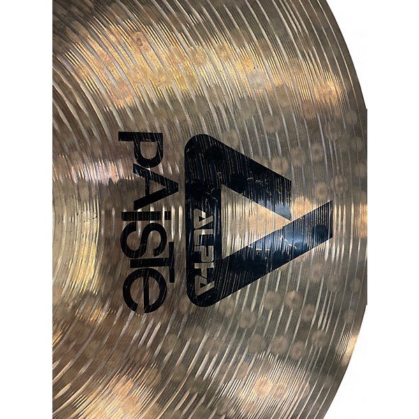 Used Paiste 20in ALPHA FULL RIDE Cymbal