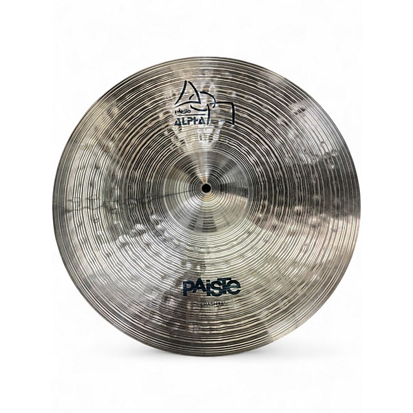 Used Paiste 18in ALPHA CRASH Cymbal
