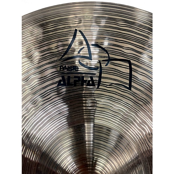 Used Paiste 18in ALPHA CRASH Cymbal
